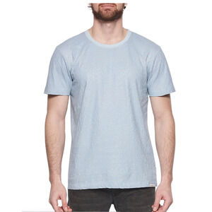 ELEVEN PARIS MEN'S CRACKLE COTTON T-SHIRT Retails $66